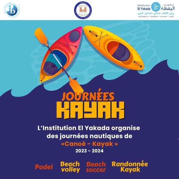Sortie pédagogique et éducative pour l’épanouissement des élèves Journées Kayak