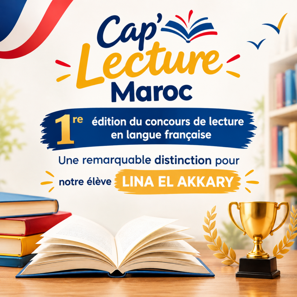 L'élève LINA EL AKKARY a décroché lors de la compétition Cap’ Lecture ...